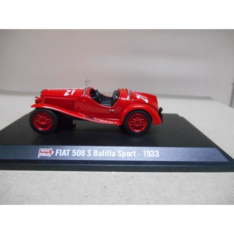 FIAT 508 S BALILLA SPORT 1933 1000 MIGLIA 1:43 HARD BOX