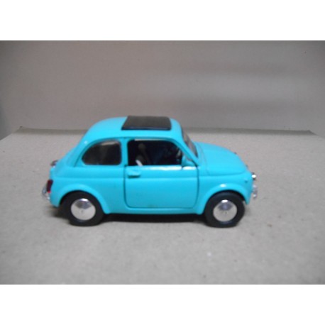 FIAT 500 F AZUL TURQUESA 1965 1:32 NEW RAY USADO/NO CAJA/VER FOTOS