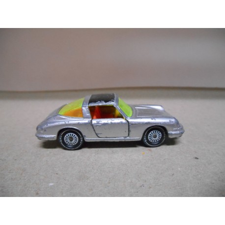 PORSCHE 911 TARGA SILVER/BLACK 1:60 SIKU V234 USADO/NO CAJA/VER FOTOS