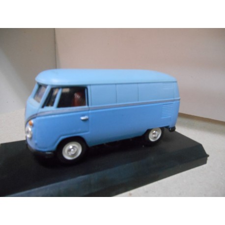 VOLKSWAGEN T1 TRANSPORTER VAN 1960 BLUE 1:43 HONGWELL USADO/NO CAJA