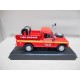 LAND ROVER 109 III-SERIES PICKUP 1961 FIRE BRIGADE 1:43 HONGWELL USADO/NO CAJA