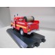 LAND ROVER 109 III-SERIES PICKUP 1961 FIRE BRIGADE 1:43 HONGWELL USADO/NO CAJA