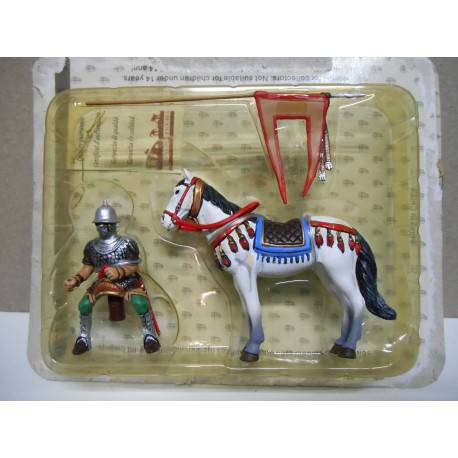 CABALLERO MEDIEVAL FIGURA FRONTLINE 1:32 ALTAYA USADO/VER FOTOS