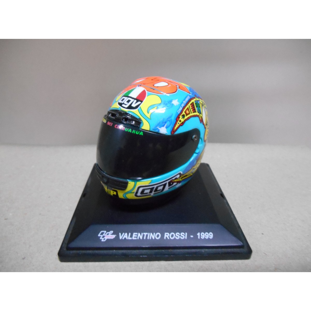 Casque Valentino Rossi Altaya 1/5 Phillip Island 2004 #46 - MT9ALA0014 - Occasion