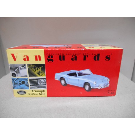 TRIUMPH SPITFIRE MKII WEDGWOOD BLUE 1:43 VANGUARDS USADO/EX PRIVADO
