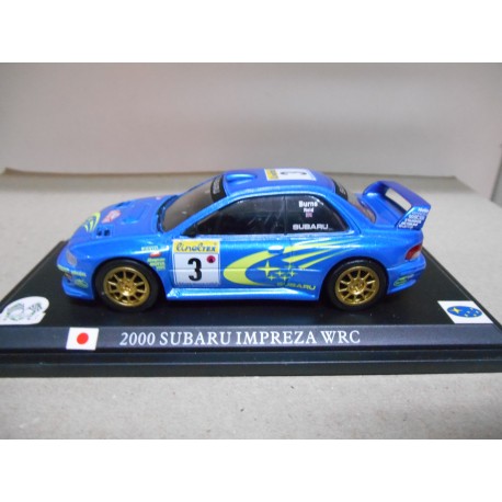 SUBARU IMPREZA WRC RALLY MONTE CARLO 2000 BURNS 1:43 DelPRADO USADO/EX PRIVADO