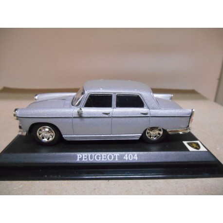 PEUGEOT 404 BERLINE 1967 GREY MET 1:43 DelPRADO USADO/EX PRIVADO