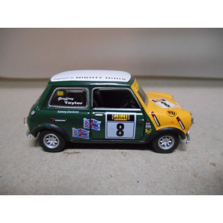 MORRIS MINI COOPER RACING n8 1969 1:43 SCHUCO/HIGH-SPEED USADO/NO CAJA