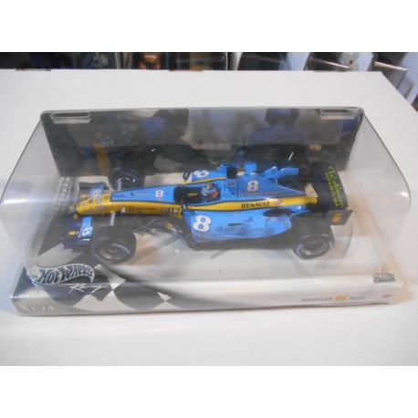 RENAULT FORMULA F1 2004 FERNANDO ALONSO 1:24 HOT WHEELS USADO/DESCATALOGADO