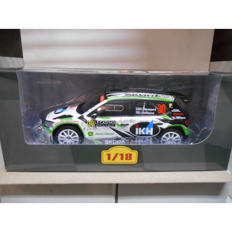 SKODA FABIA R5 WRC RALLY MONTE CARLO 2019 ROVANPERA ALTAYA IXO 1:18