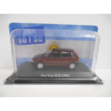 FIAT UNO SCR 1992 ARGENTINA 80/90 1:43 SALVAT IXO