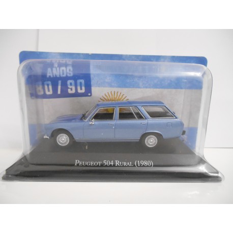 PEUGEOT 504 RURAL/FAMILIAR 1980 ARGENTINA 80/90 1:43 SALVAT IXO