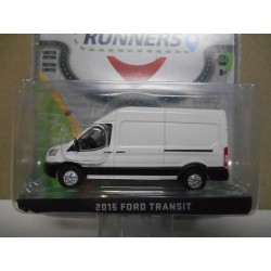FORD TRANSIT 2015 WHITE ROUTE RUNNERS 1:64 GREENLIGHT