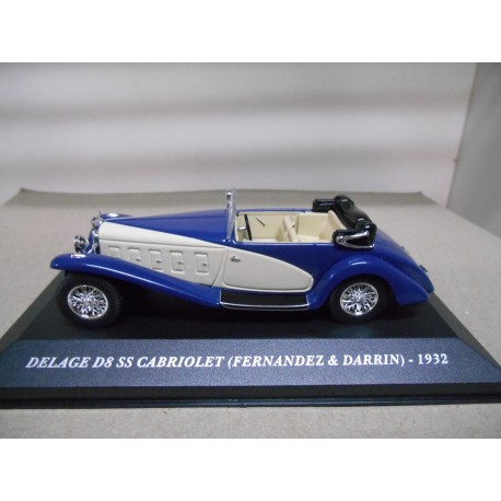 DELAGE D8 SS CABRIO FERNANDEZ & DARRIN 1932 AUTREFOIS 1:43 ALTAYA IXO EX PRIVADO
