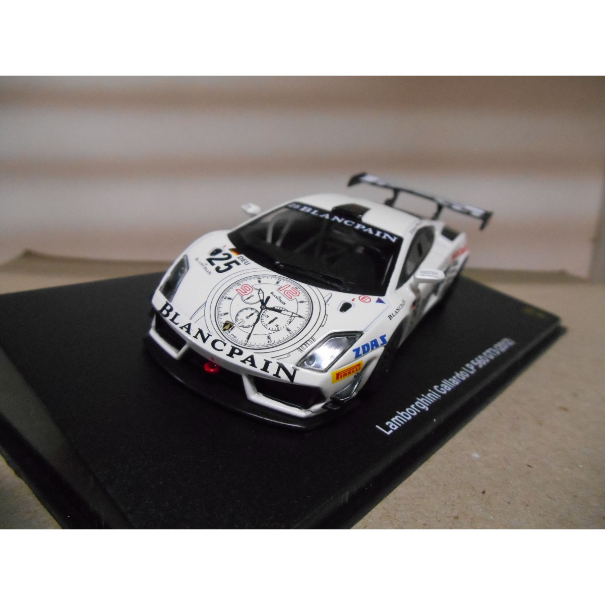 Modèle Réduit Lamborghini Gallardo LP 560 GT3 2012 FIA - Échelle 1:43 - Marque IXO - Occasion