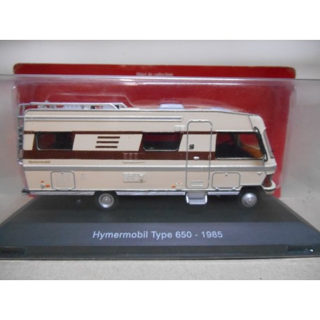HYMERMOVIL TYPE 650 1985 CAMPER/AUTOCARAVANA 1:43 IXO HACHETTE EX PRIVADO