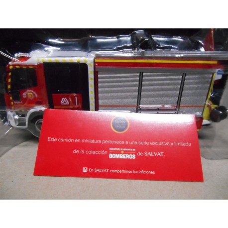 IVECO MAGIRUS VALLADOLID FIRE/POMPIERS/BOMBEROS 1:43 SALVAT IXO
