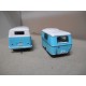 VOLKSWAGEN T1 KOMBI + CARAVANA CAMPER/AUTOCARAVANA 1:43 IXO HACHETTE