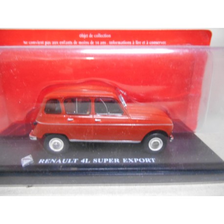 RENAULT 4 L SUPER EXPORT 1:43 4L COLLECTION HACHETTE IXO