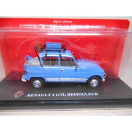 RENAULT 4 GTL REMOULEUR 1:43 4L COLLECTION HACHETTE IXO
