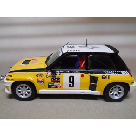 RENAULT 5 TURBO RALLY MONTE CARLO 1981 RAGNOTTI 1:18 ALTAYA IXO