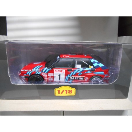 LANCIA DELTA INTEGRALE 16V RALLY SAN REMO 1989 BIASION 1:18 ALTAYA IXO