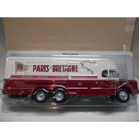 BERLIET GBM 15 PARIS-BRETAGNE 1:43 BERLIET TRUCK HACHETTE IXO