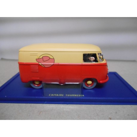 VOLKSWAGEN T1 TRANSPORTER L´AFFAIRE TOURNESOL 1:43 TINTIN ATLAS