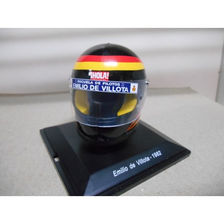 CASCO/HELMET FORMULA F1 EMILIO DE VILLOTA 1982 1:5 SPARK EDITIONS