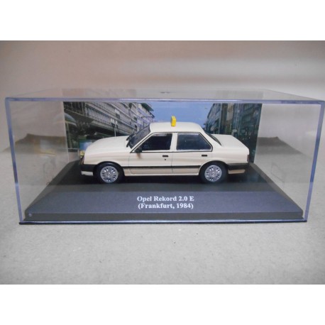 OPEL REKORD E 2.0 TAXI FRANKFURT 1984 1:43 ALTAYA IXO EX PRIVADO