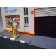 DIORAMA GARAGE SHELL (NO COMPLET) GIFT AMERICAN CARS 1:43 ALTAYA IXO