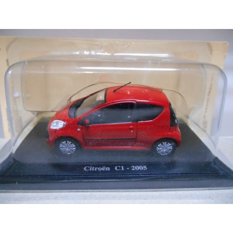 CITROEN C1 RED/ROUGE 2005 PASSION CITROEN 1:43 ATLAS