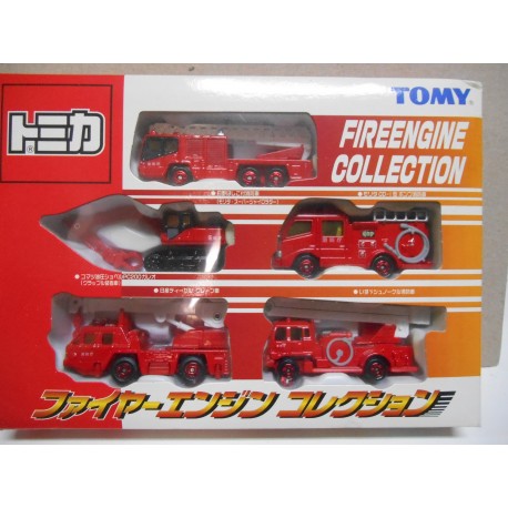 FIRE ENGINE COLLECTION TOMICA TOMY BOMBEROS/POMPIERS