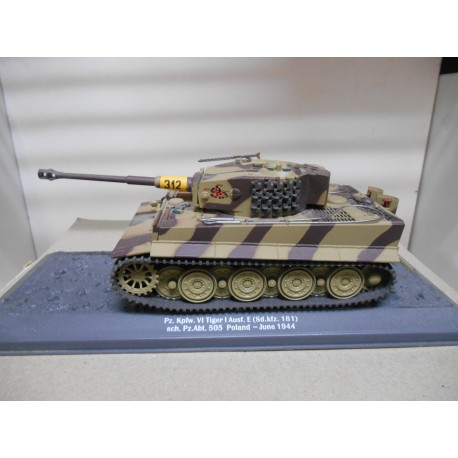 Sd.kfz.181 PANZER VI TIGER I WWII 1944 1:43 ALTAYA IXO NO BOX/USED