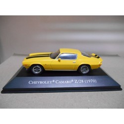 CHEVROLET CAMARO 1970 Z/28 YELLOW/BLACK AMERICAN CARS 1:43 ALTAYA IXO