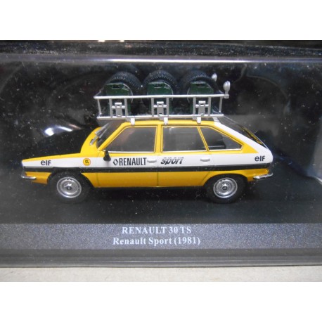 RENAULT 30 TS RENAULT SPORT 1981 ASSISTANCE RALLY 1:43 ALTAYA IXO