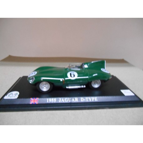 JAGUAR D-TYPE 1955 24H DE LE MANS 1:43 DelPRADO BLISTER/USADO/EX PRIVADO