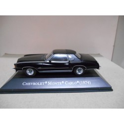 CHEVROLET MONTE CARLO 1974 BLACK AMERICAN CARS 1:43 ALTAYA IXO