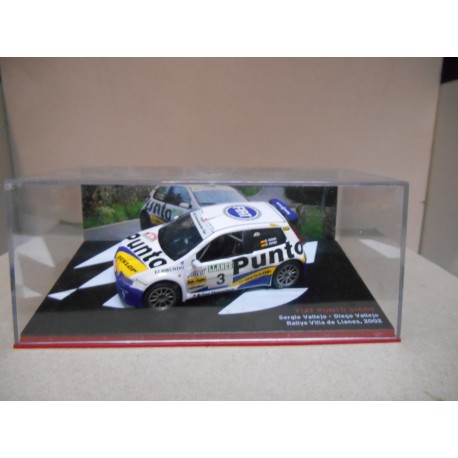 FIAT PUNTO S1600 RALLY LLANES 2002 VALLEJO 1:43 ALTAYA IXO