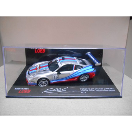 PORSCHE 911 GT3 CUP BARCELONA 2013 LOEB 1:43 ALTAYA IXO