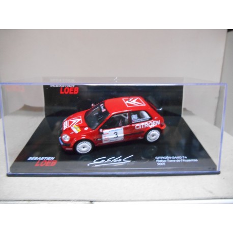 CITROEN SAXO T4 RALLY DE L´AUXERROIS 2001 LOEB 1:43 ALTAYA IXO