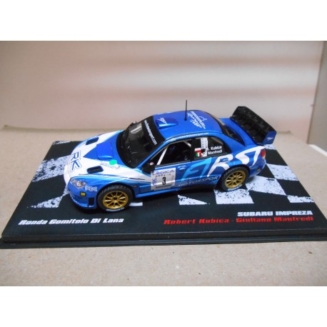 SUBARU IMPREZA RALLY RONDA GOMITOLO DI LANA R.KUBICA 1:43 ALTAYA IXO