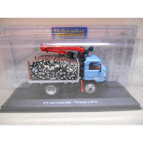 SER 59 IPV CARROCETA 950 FORESTAL 1974 SERVICIOS 1:43 SALVAT IXO