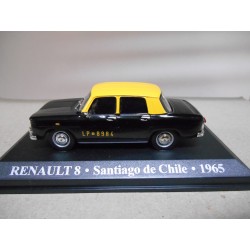 RENAULT 8 1965 TAXI SANTIAGO DE CHILE 1:43 ALTAYA IXO