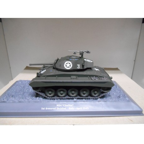 M24 CHAFFE1 1ST ARM DIV 1945 US ARMY TANKS WW II 1:43 ALTAYA IXO