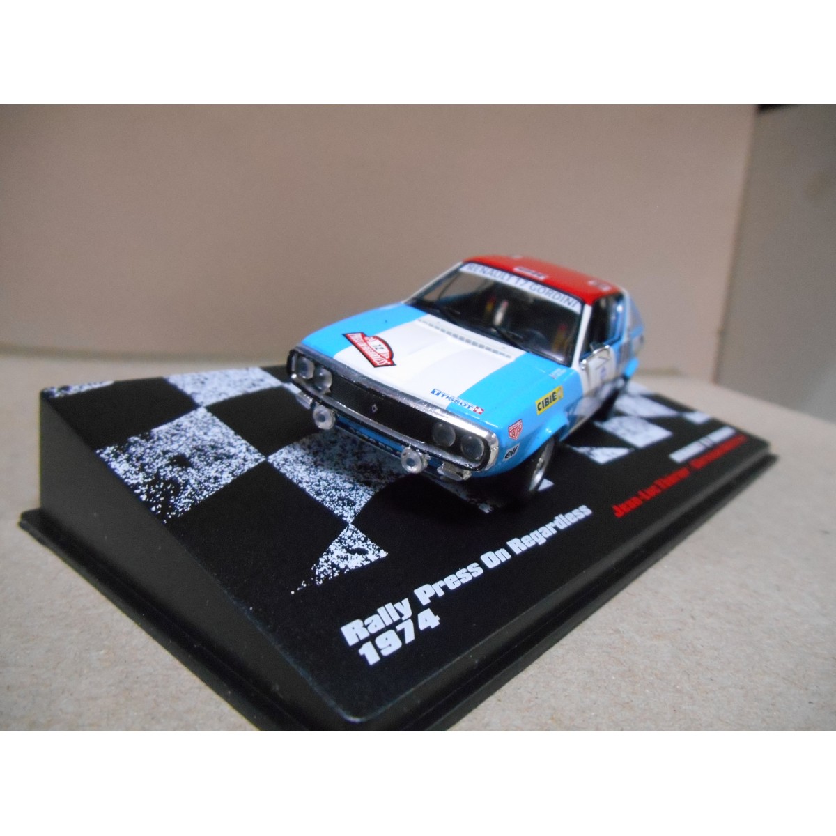 SPARK MODEL S6190 RENAULT 17 N.12 8th TOUR DE CORSE 1974 J.F.PIOT-F