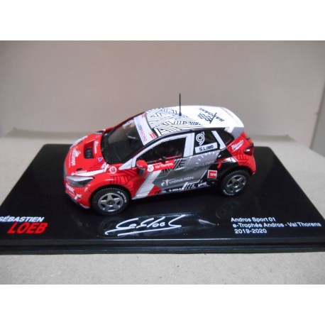 ANDROS SPORT 01 E-TROPHEE ANDROS VAL THORENS 2019-20 LOEB 1:43 ALTAYA IXO ROTO