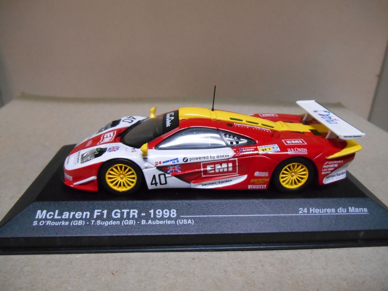 MCLAREN F1 GTR 24 H LE MANS 1998 1:43 ALTAYA IXO - BCN STOCK CARS