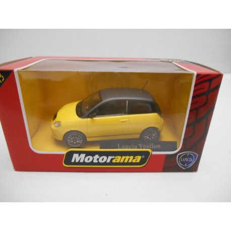 Lancia Ypsilon Motorama 1/24 ミニカー LANCIA YPSILON YELLOW 1:43 MOTORAMA USADO/EX PRIVADO - BCN STOCK CARS