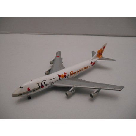 BOEING 747 JAL JAPAN 1:600 (12cm L x 10cm ancho) SCHABAK USADO/NO CAJA